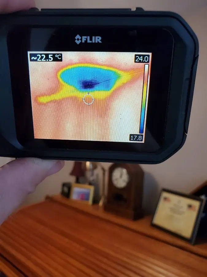 Thermal imaging inspection for water damage in Wailuku