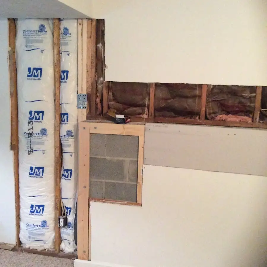 Wall insulation replacement during Structural Drying in Wailuku